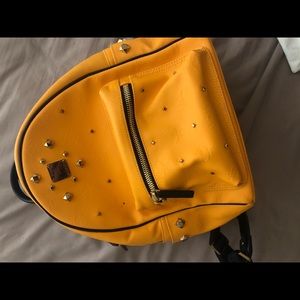 MCM Visetos Stark Odeon Radian Studded Backpack.